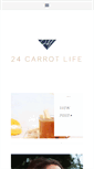 Mobile Screenshot of 24carrotlife.com